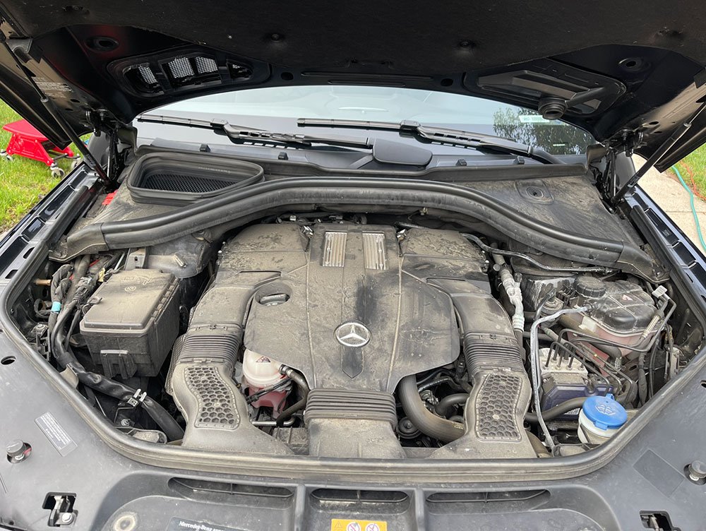 Mercedes Benz Engine Before