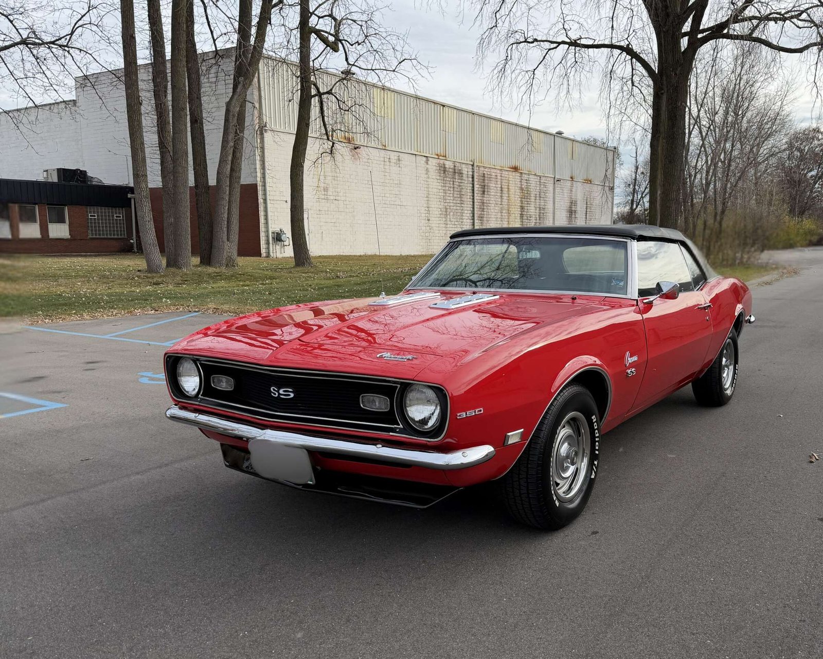 Ceramic-Coating-1968-Chevrolet-Camaro-SS 1968 Chevrolet Camaro SS after ceramic coating, red paint with mirror-like finish