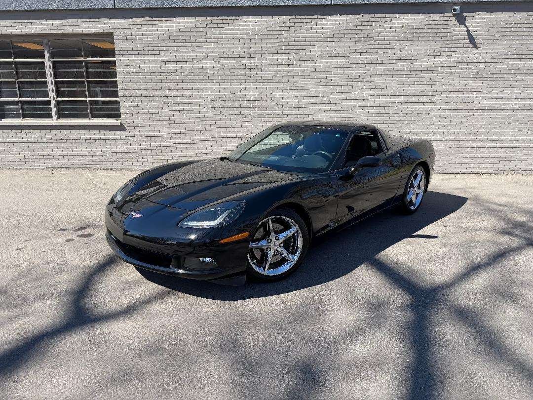 Ceramic-Coating-Chevrolet-Corvette Chevrolet Corvette after ceramic coating, front three-quarter view