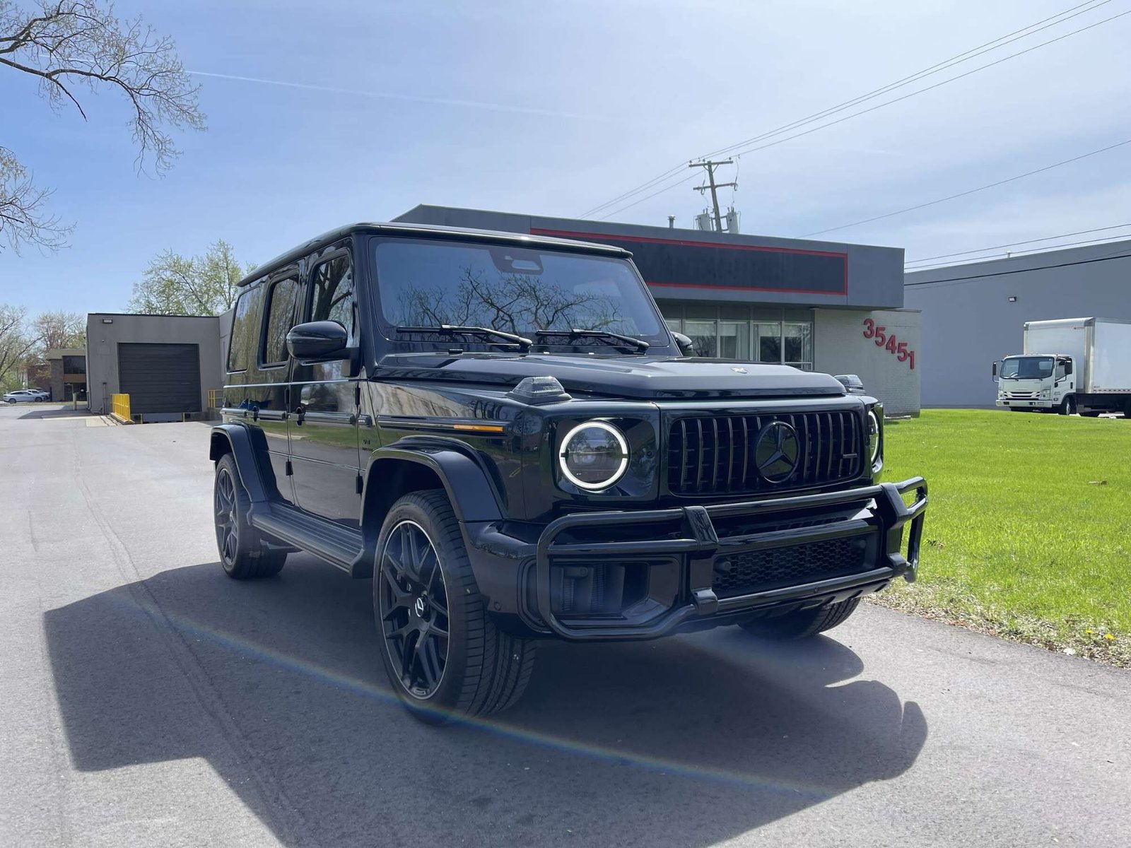 Ceramic-Coating-Mercedes-G-Wagon Mercedes-AMG G-Wagon after ceramic coating, parked outside Specialized Automotive in Livonia MI