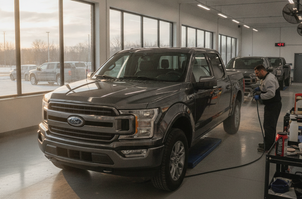 What’s the Right Way to Detail and Protect a Brand-New Truck in Canton or Wayne Before Road Salt Season Starts?