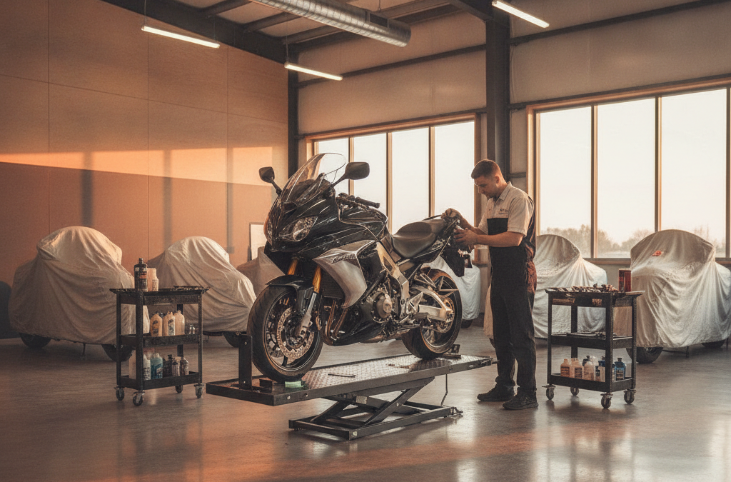 What’s Actually Involved in Detailing a Motorcycle in Northville or Canton — And Why It’s Not the Same as Washing a Car